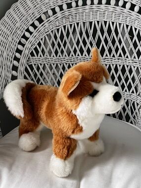 Douglas Cuddle Toys Shiba Inu #2049 Stuffed Animal Toy used tag cut off